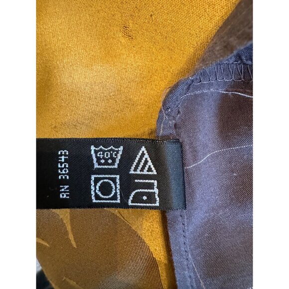 Geoffrey Beene Fitted Long Sleeve Shirt 17.5 34 35 Gray Plaid Cotton Poly Blend - Picture 5 of 6